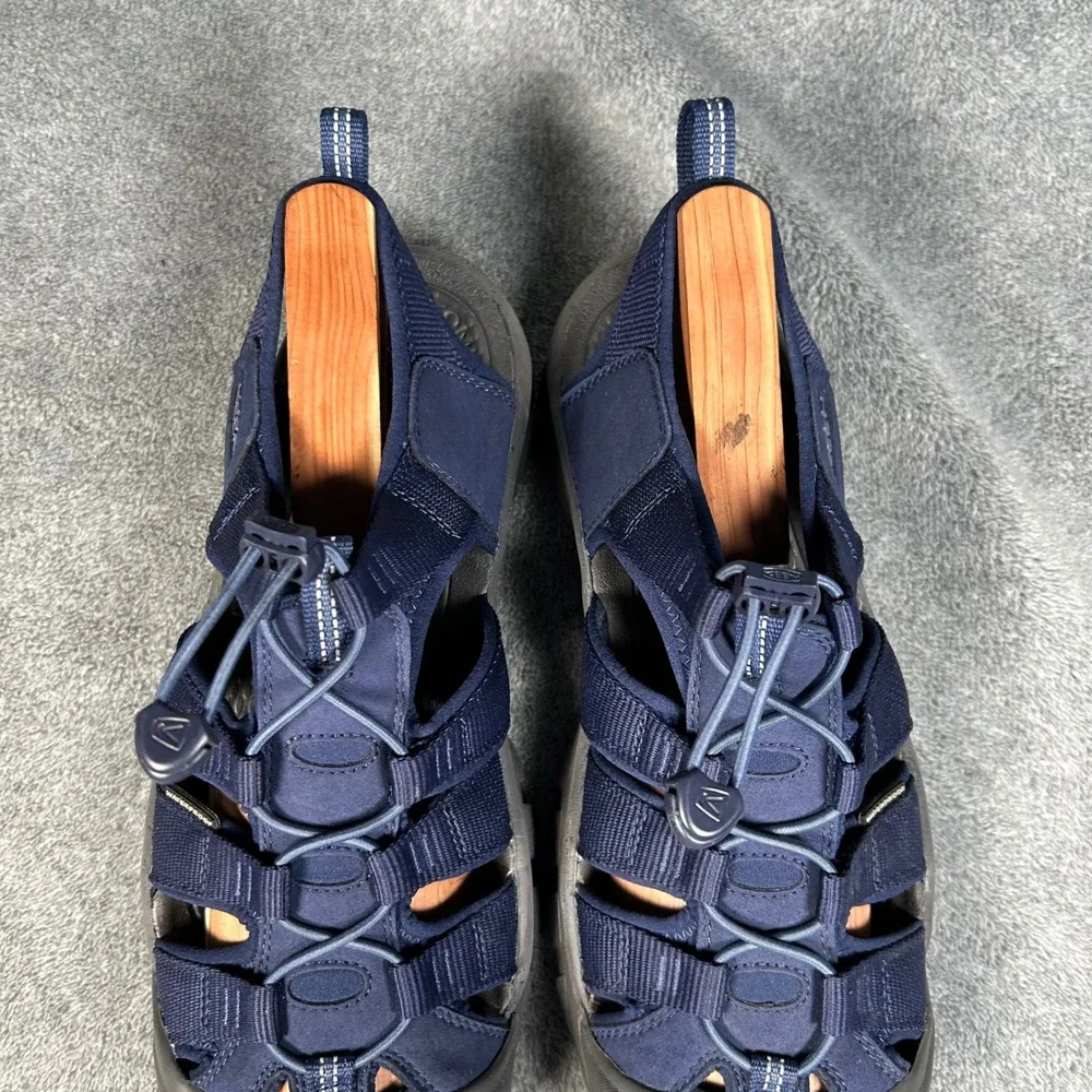 Keen Newport H2 Sandals Hiking Navy Blue Waterproof Wate Mens 11.5 1028517
